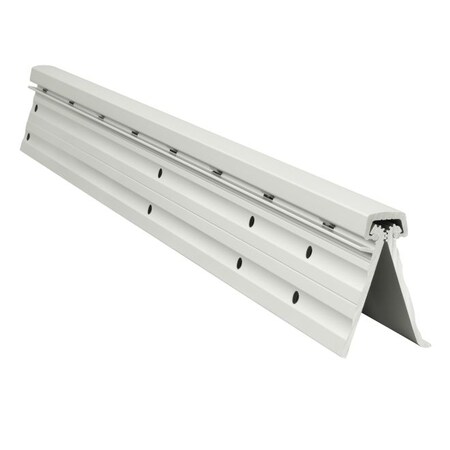 Pemko 83" Full Mortise Heavy Duty Geared Continuous Hinge Short Leaf Flush Clear Anodized Aluminum CFM83SLFHD1